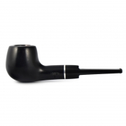 Курительная трубка Marchesini Medium Smooth - 02 Black (фильтр 9 мм)